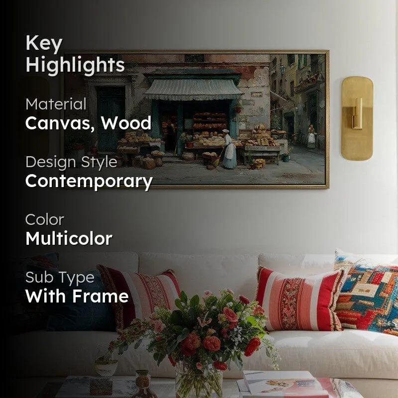MorningBake Canvas Wall Painting With Frame media 2