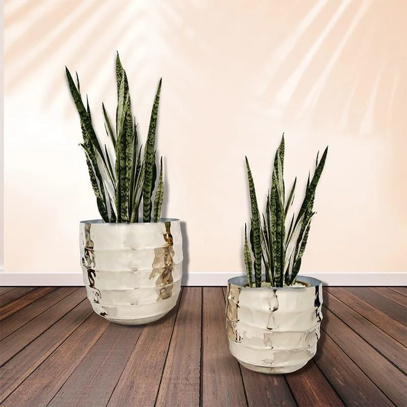Moha Iron Planter - Siver media 4
