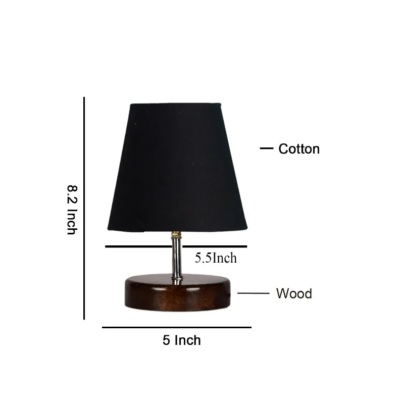 Maxa Fabric Table Lamp - Black media 5