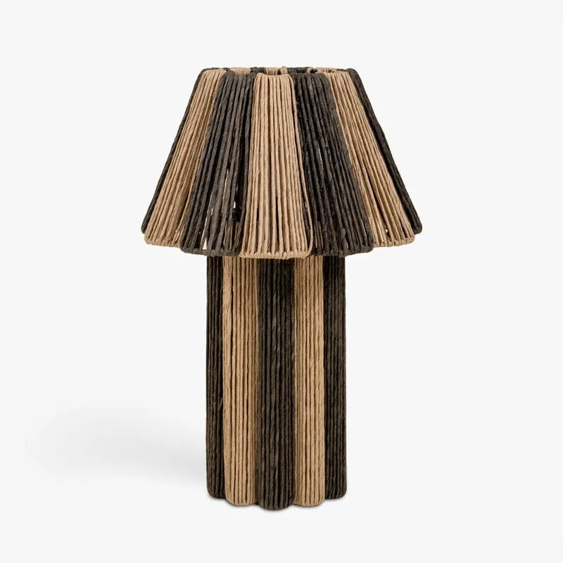 Orange Tree Kenji Marble Table Lamp - Black,Beige media 9