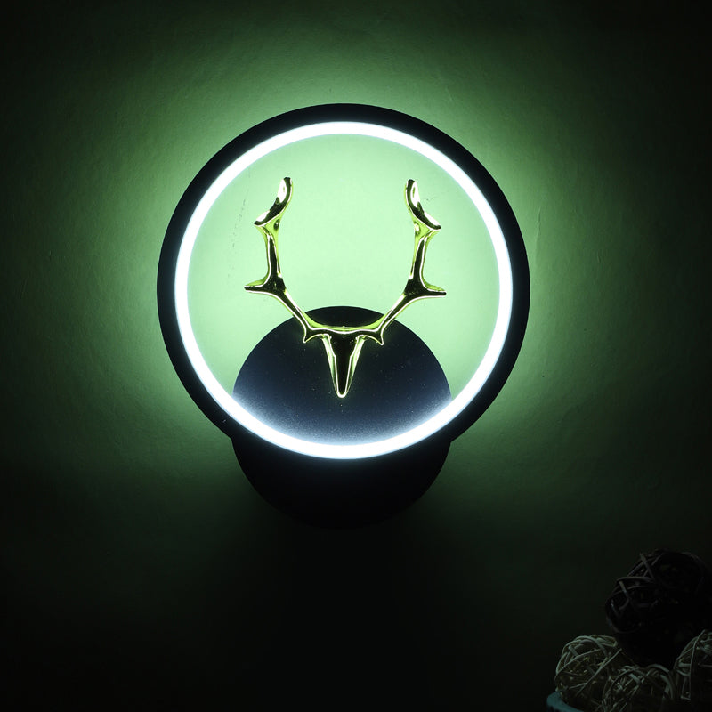 Antla Deer Iron Wall Lamp