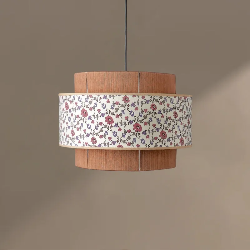 Fig Living Colour Weave Cotton Ceiling Lamp - Brown media 3