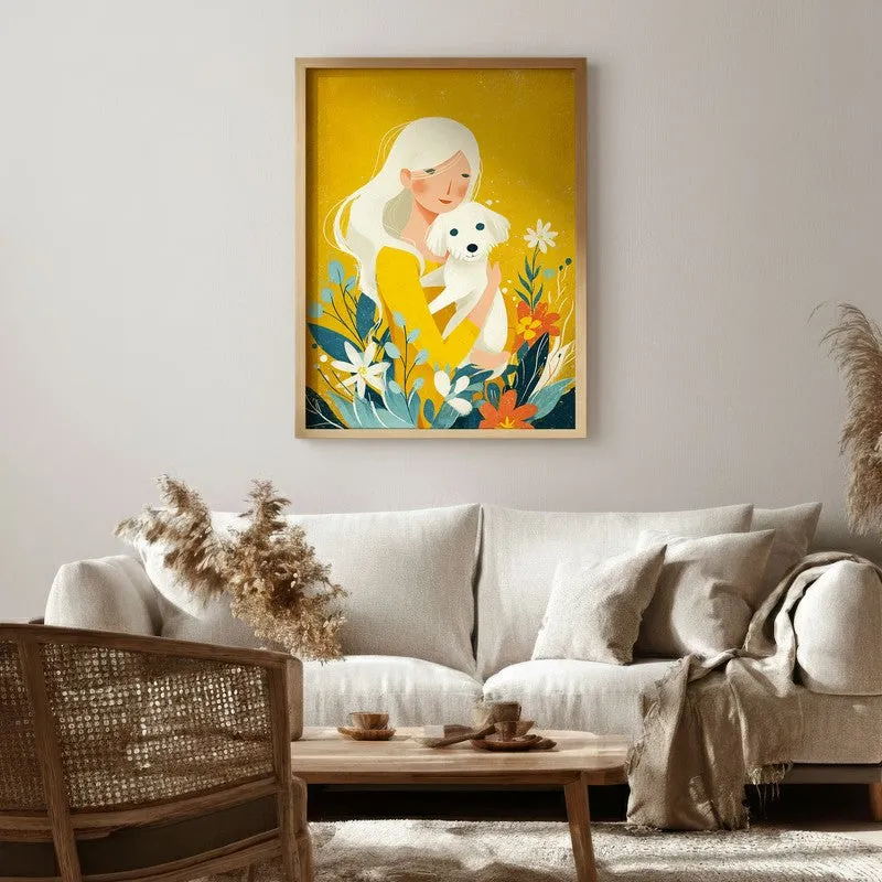 Suniva Canvas Wall Painting With Brown Frame media 6