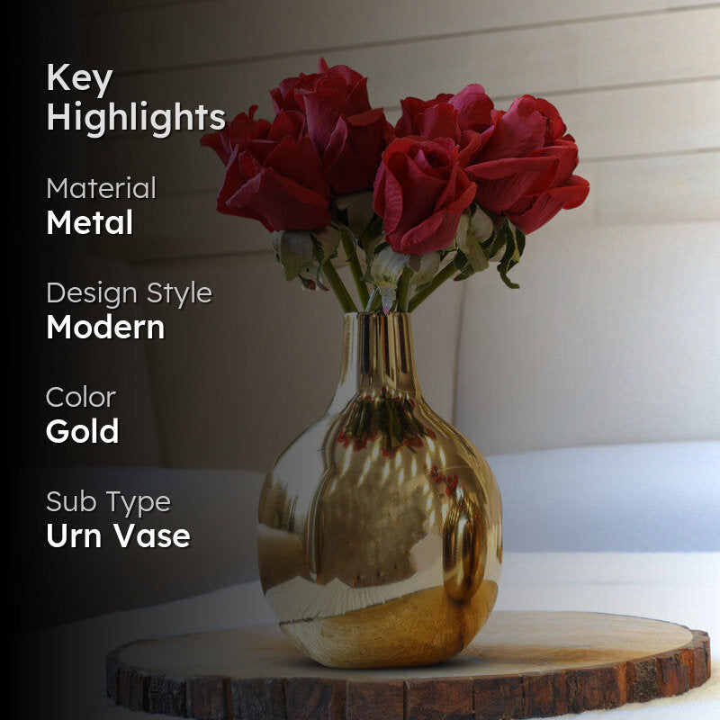 Glisara  Metal Vase media 2