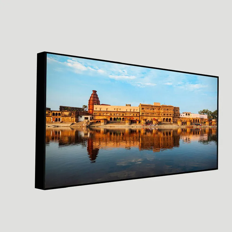 Ayodhya Ram Mandir Wall Painting With Frame media 8
