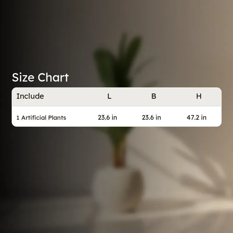 Artificial Banana Plant With Black Fiber Pot - 3.9 Feet media 7