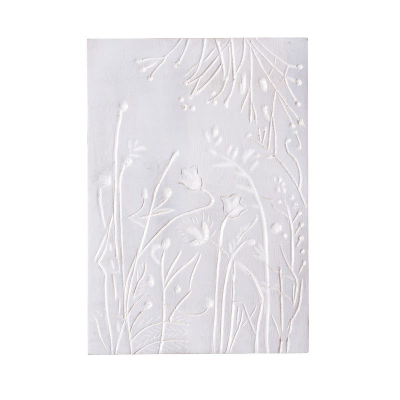 Whispers of Spring Carved Wooden Wall Plate media 3