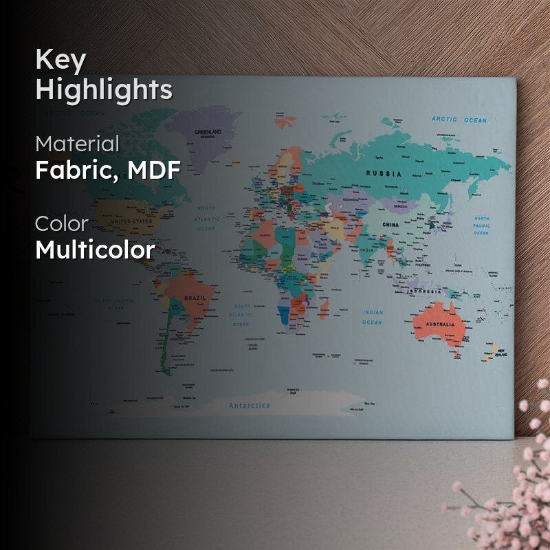 World Map Pinboard media 2