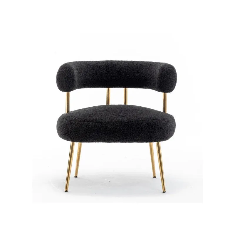 Calyra Neem Wood Accent Chair - Black media 4
