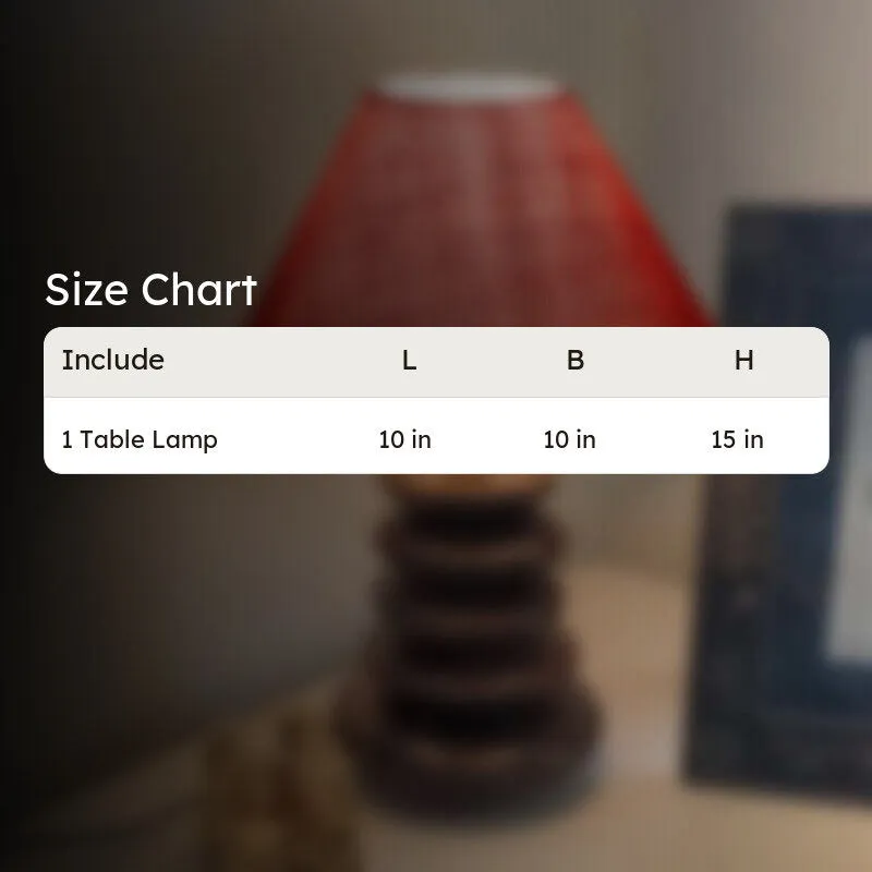 Lexora Jute Table Lamp With Wooden Base - Pink media 8