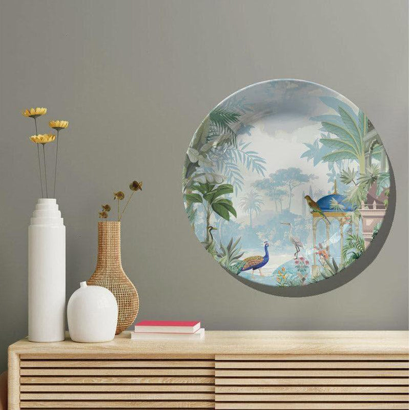 Traditional Mughal Forest Wall Plate