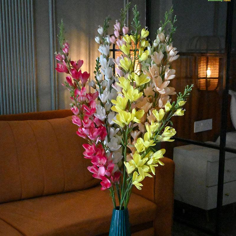Faux Everlasting Orchid Fower Stick - Multicolor media 3