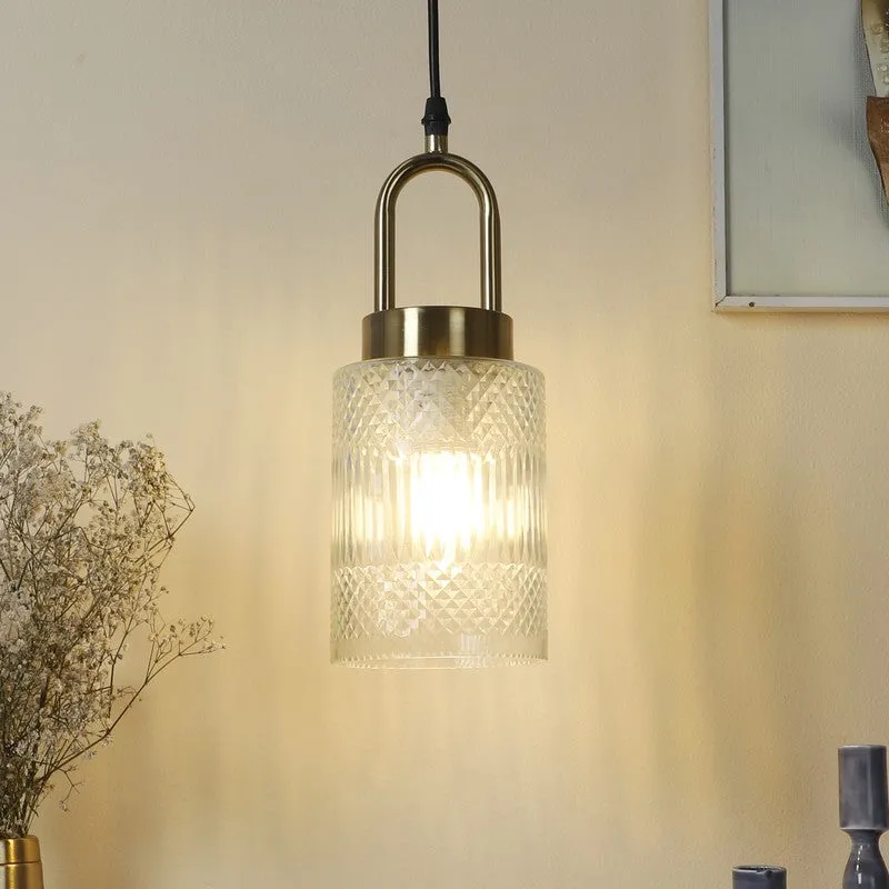 Beloria Elegant Glass Pendant Lamp media 1