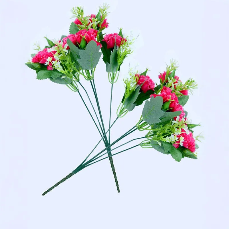 Timeless Blooms (Pink) Vibrant Artificial Bouquet - Set Of Two media 4