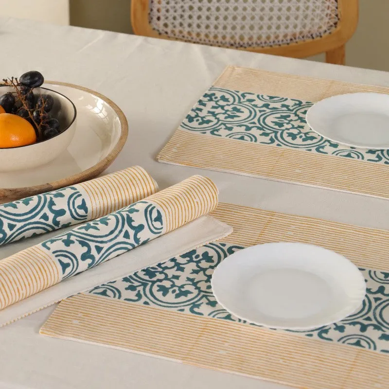 Ethnic Aura Canvas Table Mats - Set Of Two media 5