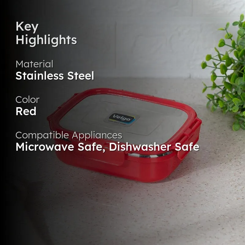 Vault Microwave Safe Lunch Box (Red) - 575 mL media 2