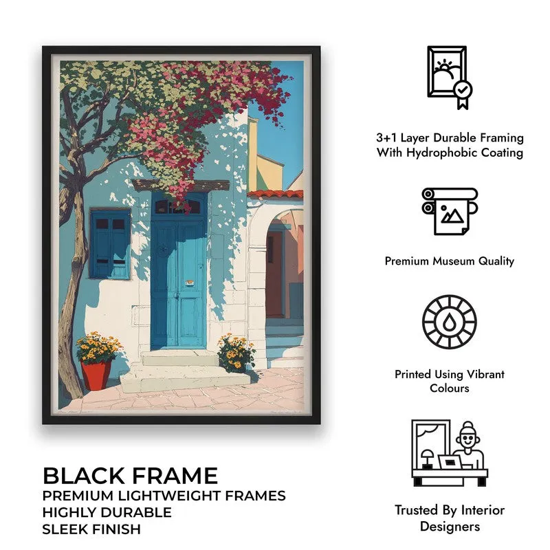 Azurelyn Canvas Wall Painting With Black Frame media 7