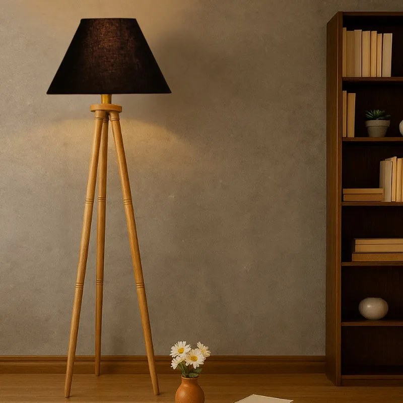 Cotin II Tripod Floor Lamp - Black media 1