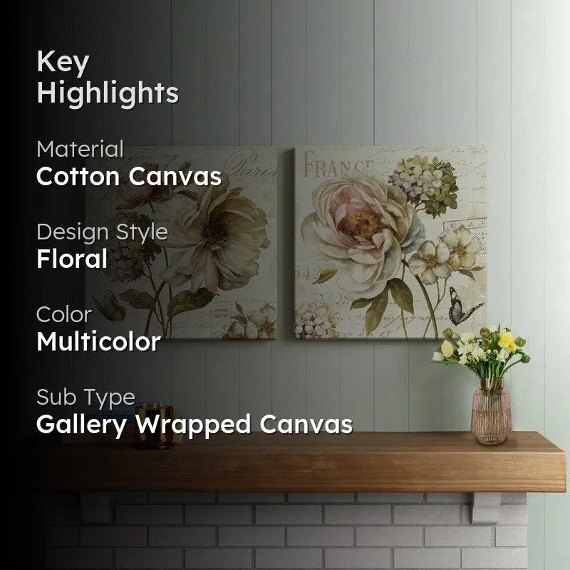 Bradley Floral Wall Art - Set Of Two media 2
