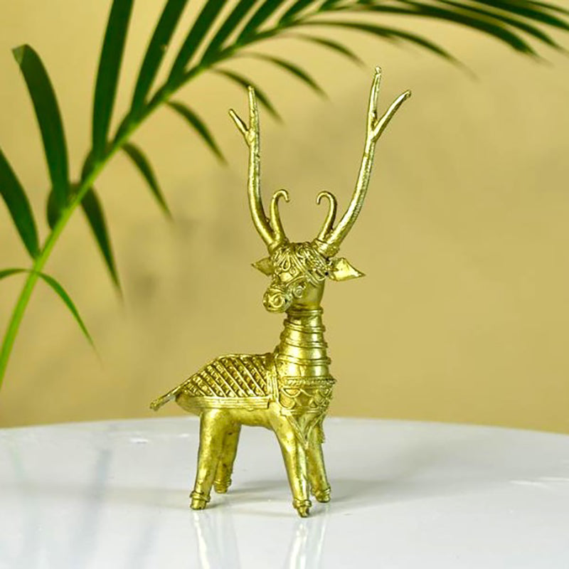 Ethnic Mystic Deer Showpiece media 6
