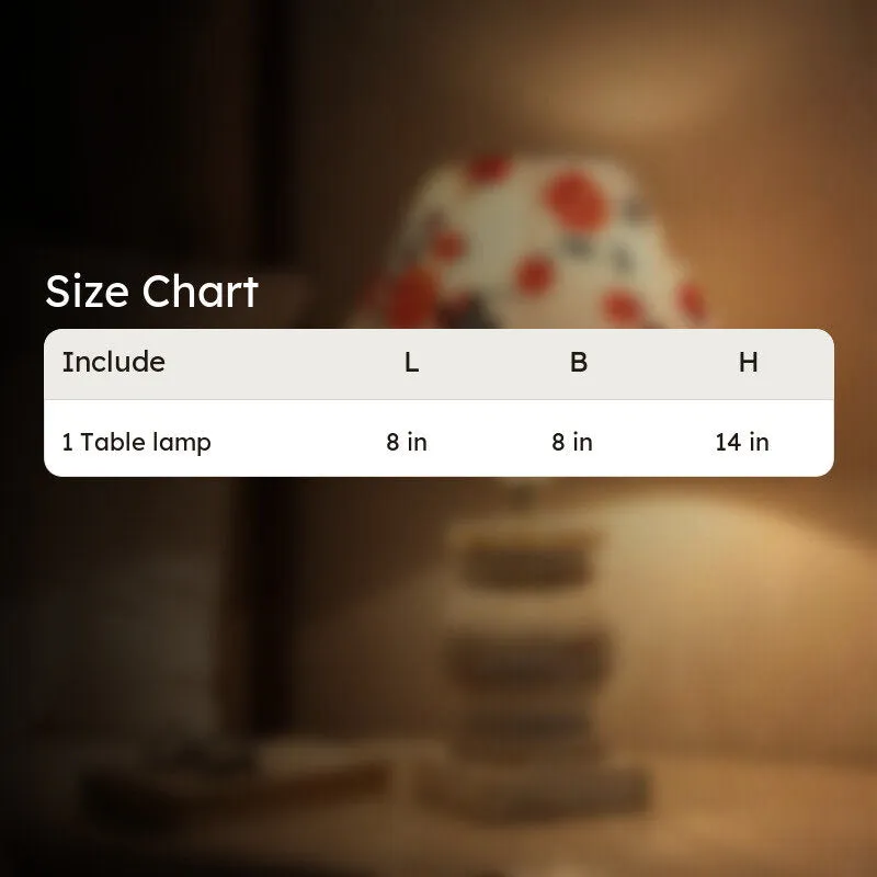 PetalGleam Wooden Table Lamp media 8