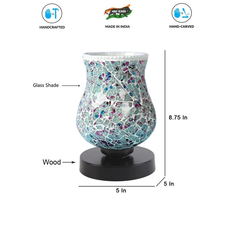 Aurine Mosaic Glass Table Lamp - Multicolor media 8