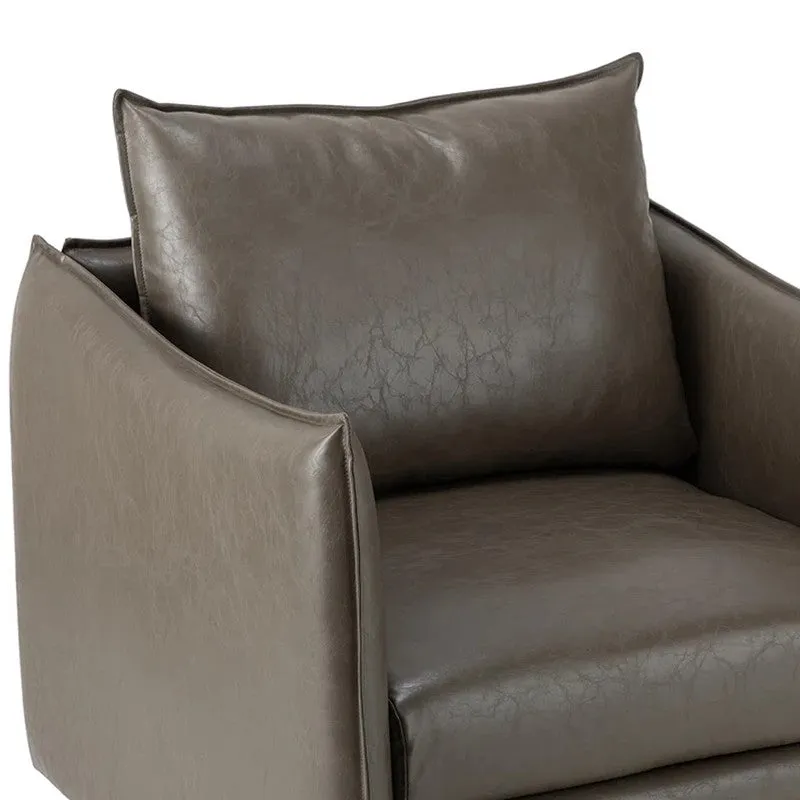Sculpta Neem Wood Accent Chair - Grey media 6