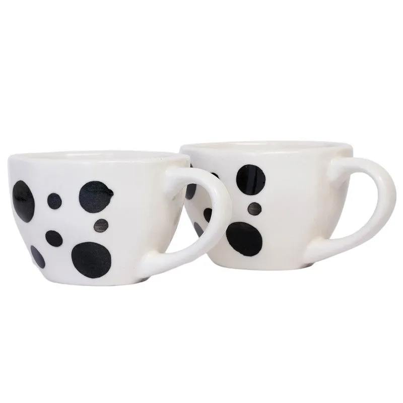 Cocoa Ceramic Coffee Mug (230 mL Each) - Set Of Two media 3