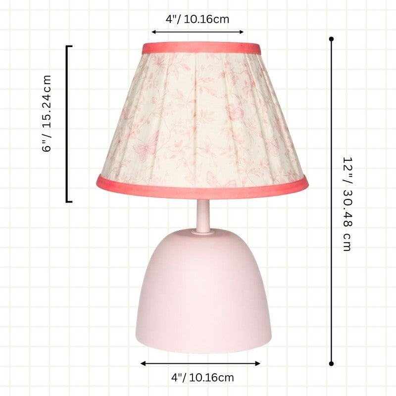 Alton Classic Cotton Table Lamp - Pink media 7