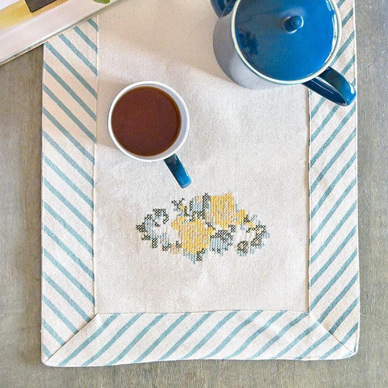 Petal Blush Cotton Table Runner media 4
