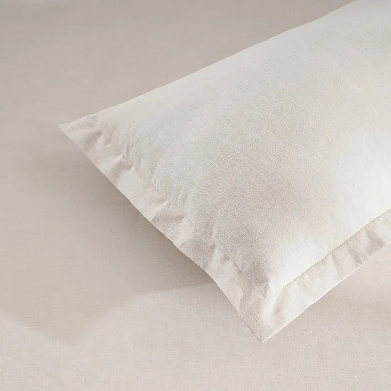 Lunar Weaves Bed Sheet - Birch Bamboo Cotton Bedsheet - 130 GSM media 4