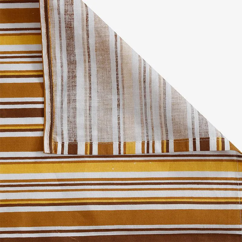 Swayam Smera Floral Bedding Set - Yellow & Brown media 4