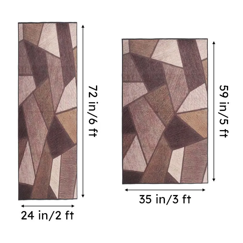 Stone Geometry Anti-Skid Carpet media 8