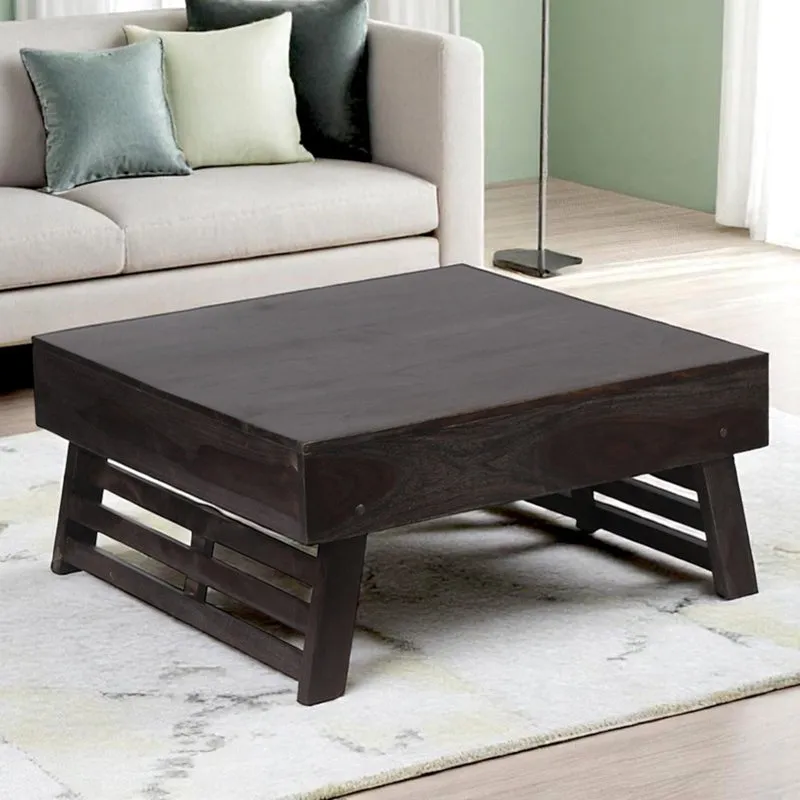 Servon Sheesham Wooden Center Table - Taupe media 1