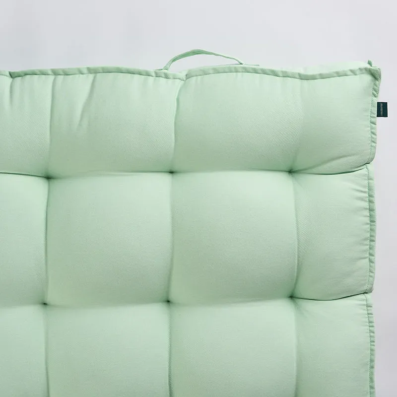 Pawdium Solid Cotton Floor Cushion - Sage Green media 4