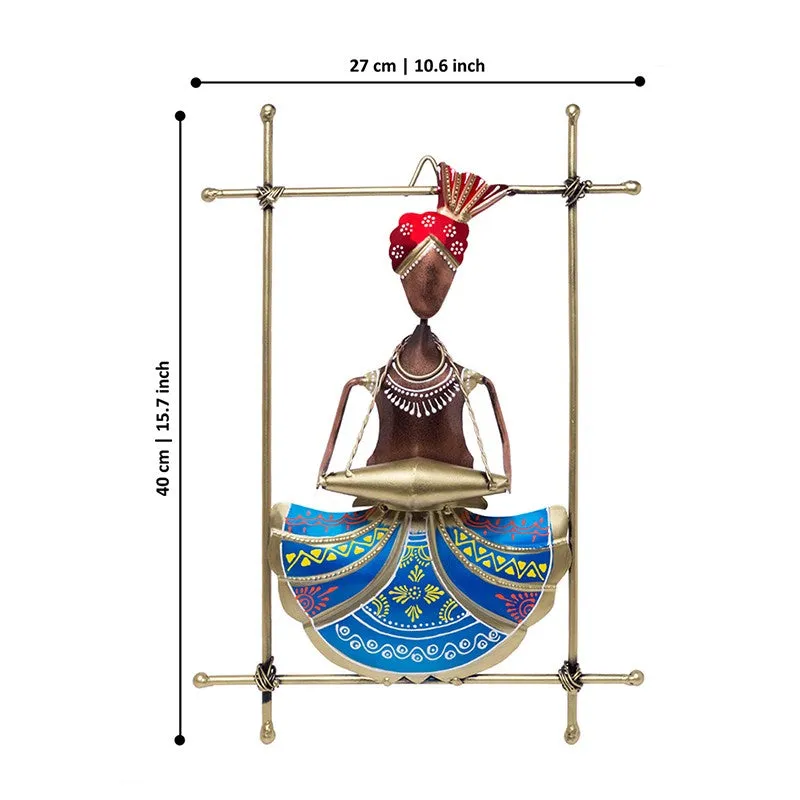 Tribal Musician Iron Wall Accent media 7