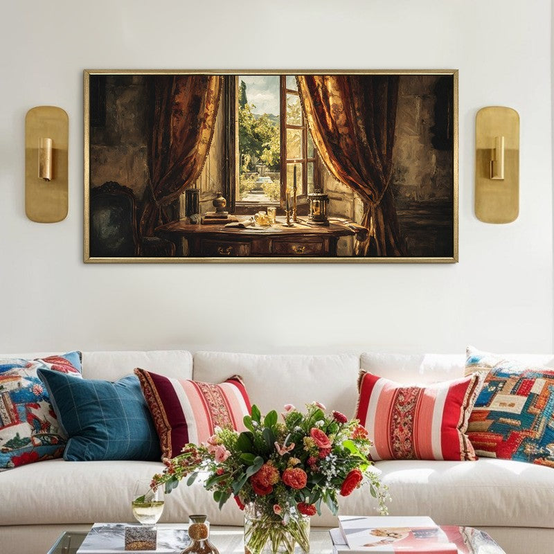 European Rustic Vista Scene Wall Art