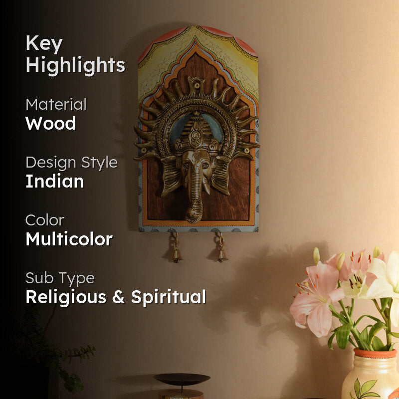 Avighna Wooden Wall Accent media 2