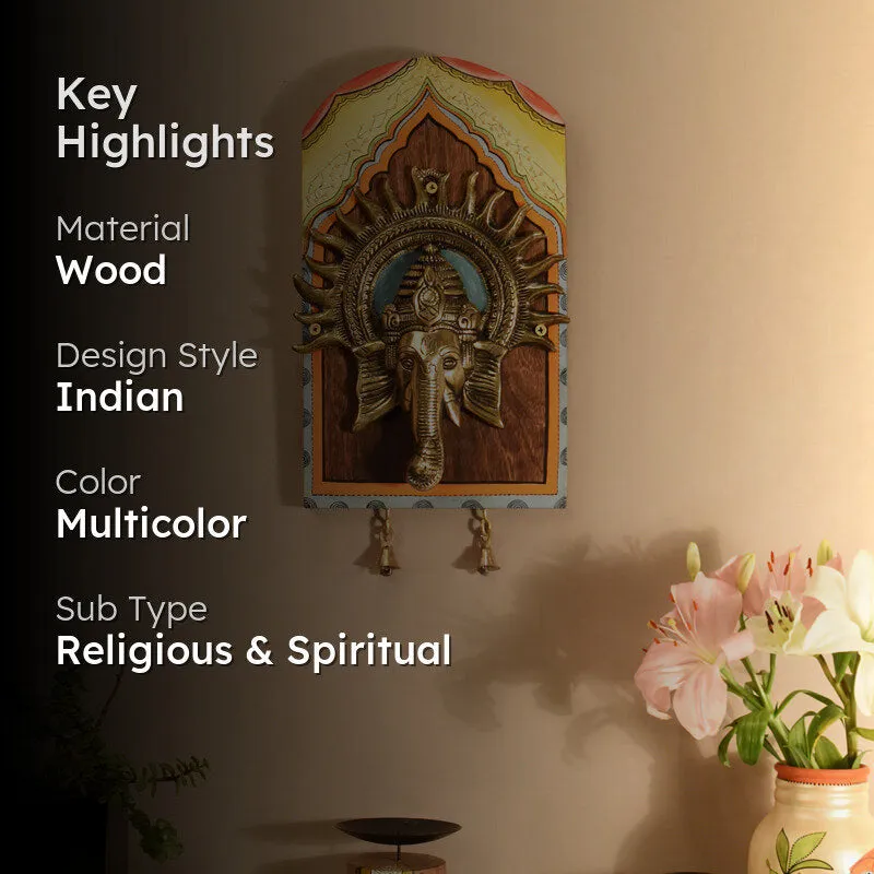 Avighna Wooden Wall Accent media 2
