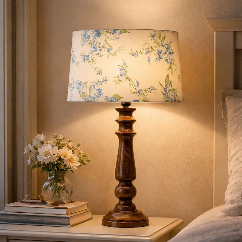 ForestGleam Wooden Table Lamp media 1