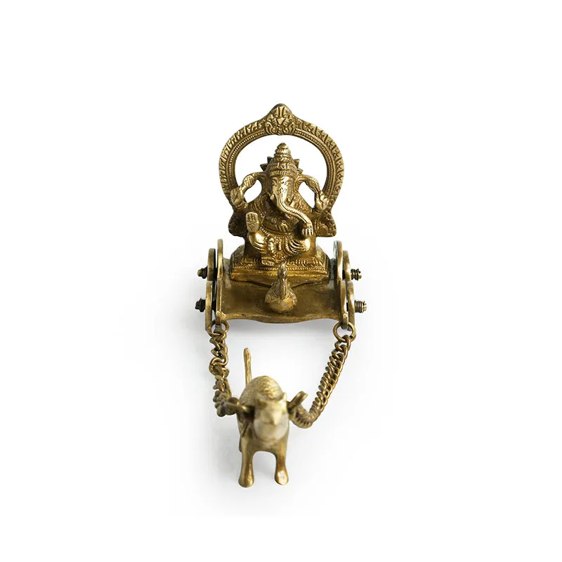 Mooshikavahana Brass Idol media 4