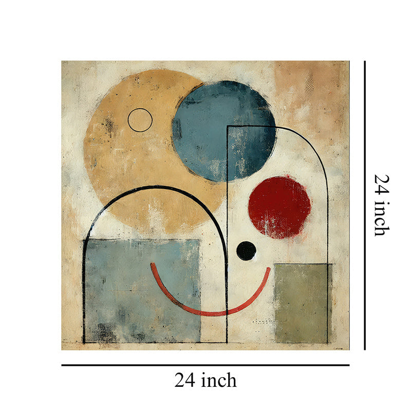 Boho Mid-century Wall Painting media 7