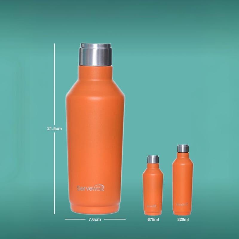 Steel Chill Bottle (675 mL) - Sunset Orange media 5