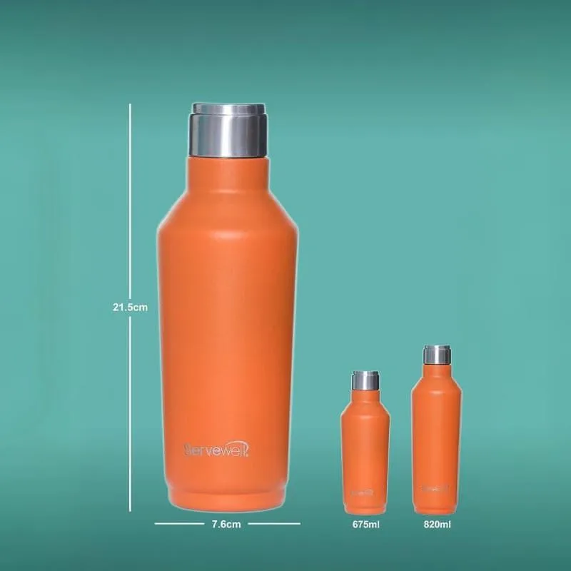 Steel Chill Bottle (675 mL) - Sunset Orange media 5