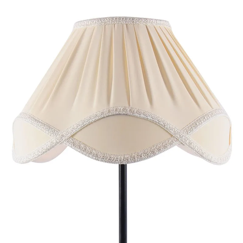 Flamestrae Cotton Table Lamp With Iron Base - Ivory media 7