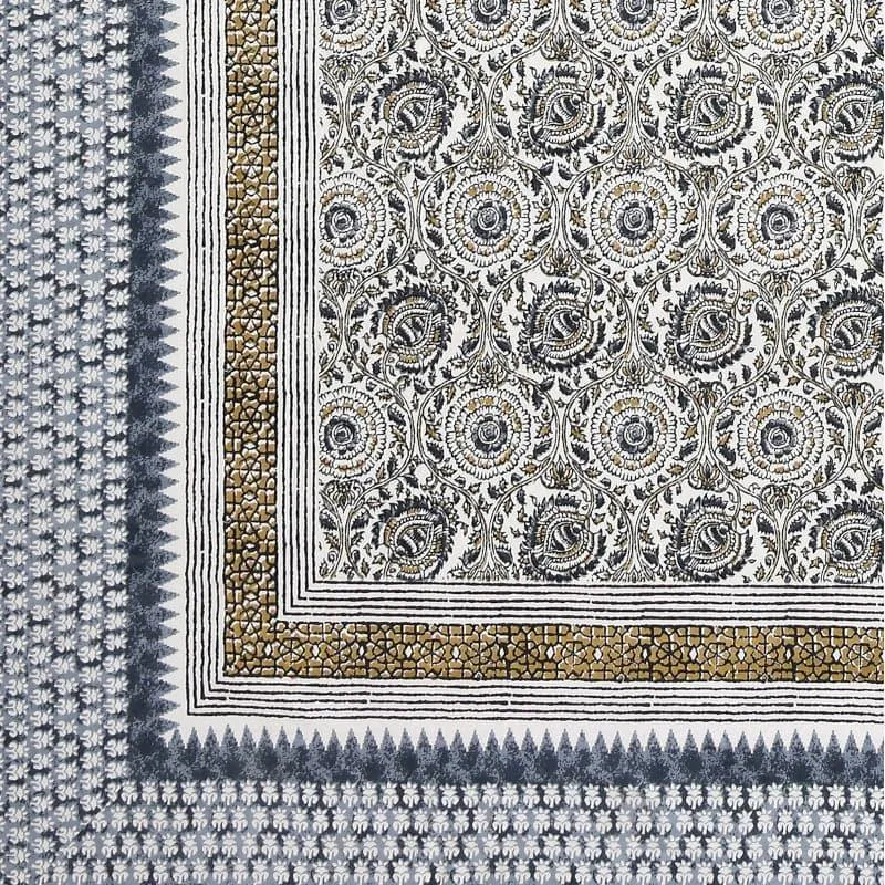 Dobesa Ethnic Cotton Bedsheet - 124 TC media 5