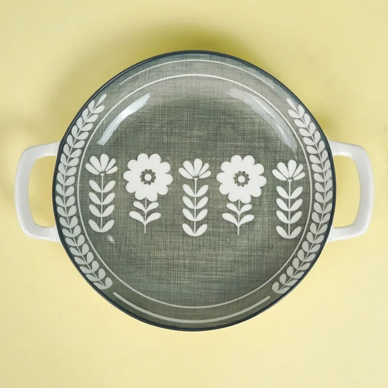 Rana Floral Porcelain Platter - Set of Two media 7
