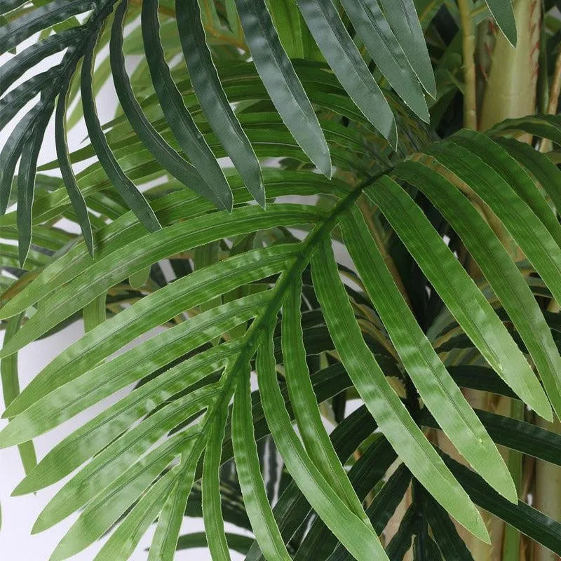 Faux Realtouch Areca Palm Plant With Black Plastic Pot - 5.9 Feet media 5