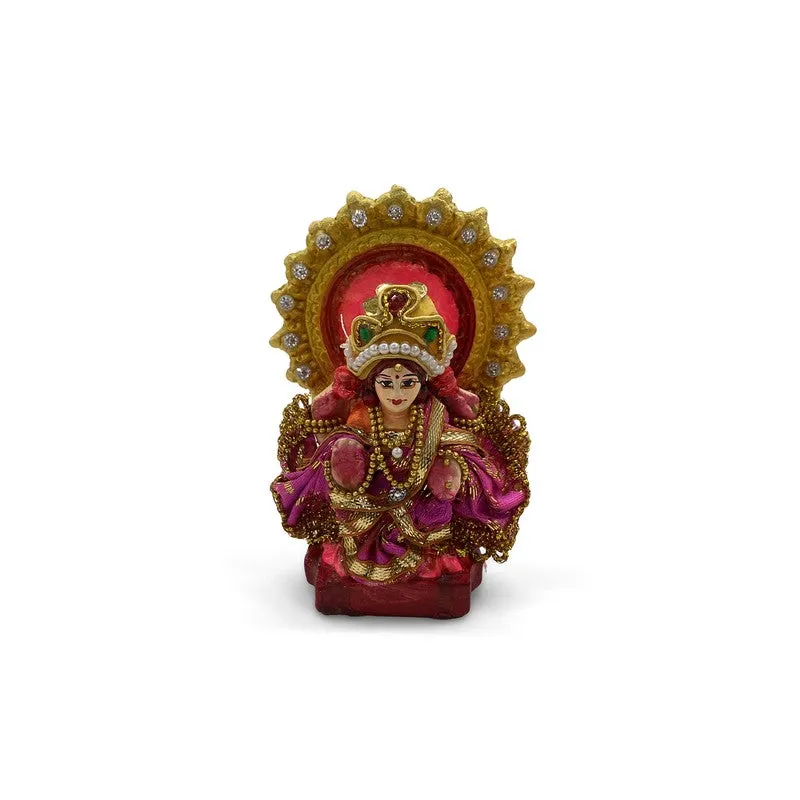 Divinora Terracota Lakshmi Ganesh Idols - Set of Two media 5