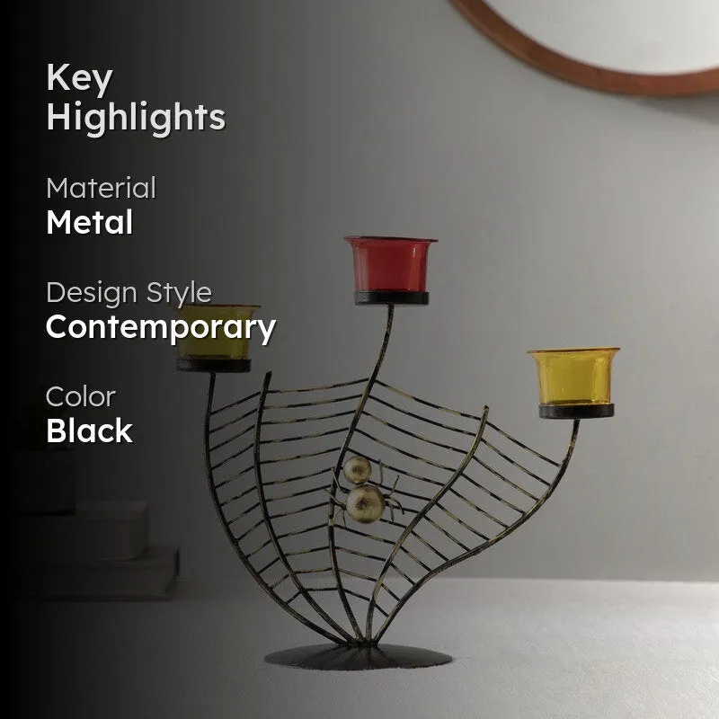 Virella Metal Tea Light Candle Holder media 2